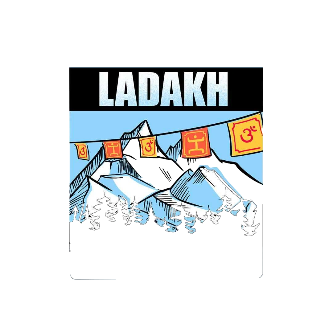 Ladakh Sticker